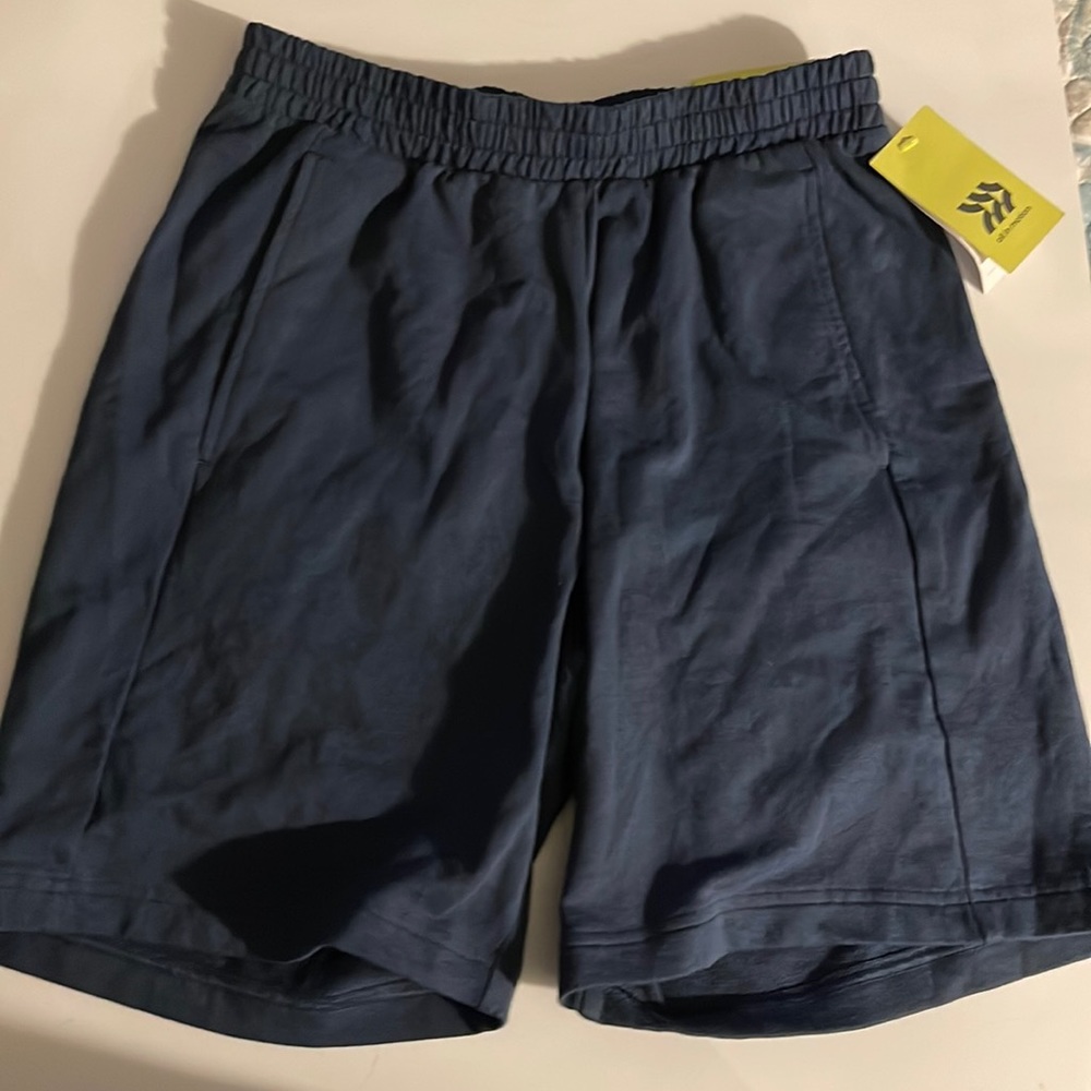 BLUE WORKOUT SHORTS